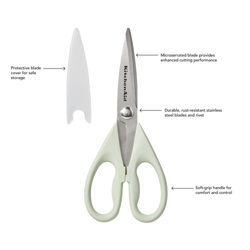 Kitchenaid All Purpose Shears With Protective Sheath, Black & Reviews